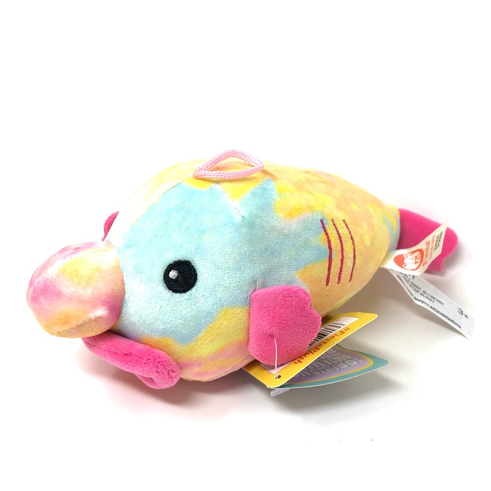 Fiesta Toys Snugglies - Tie Dye Blob Fish Plush Toy